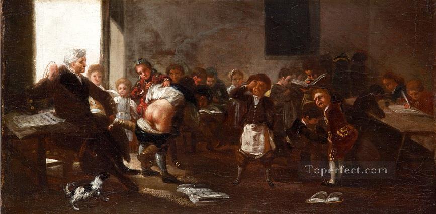La escena del colegio Francisco de Goya Pintura al óleo